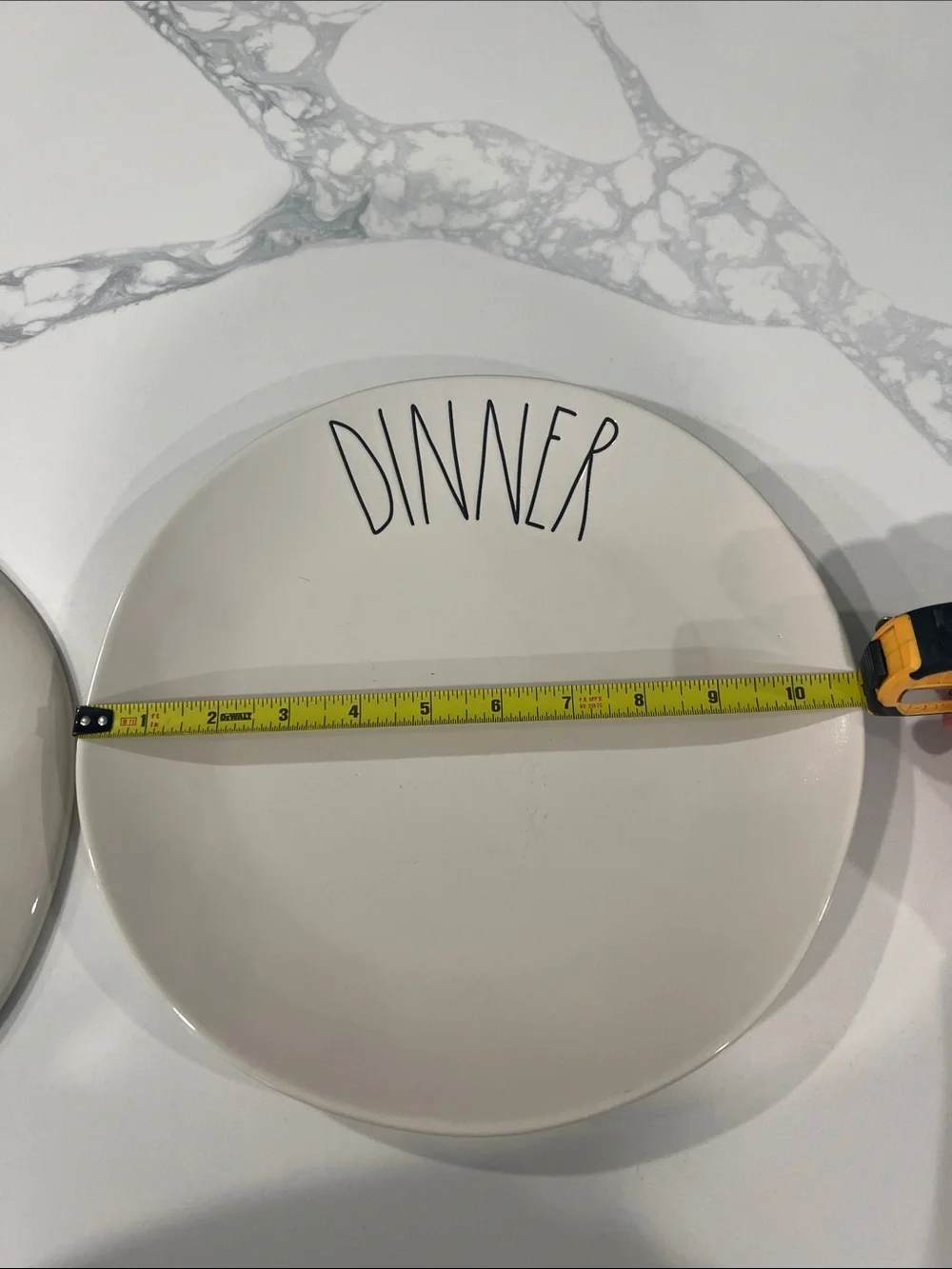 Rae Dunn 2pc large DINNER Plates..